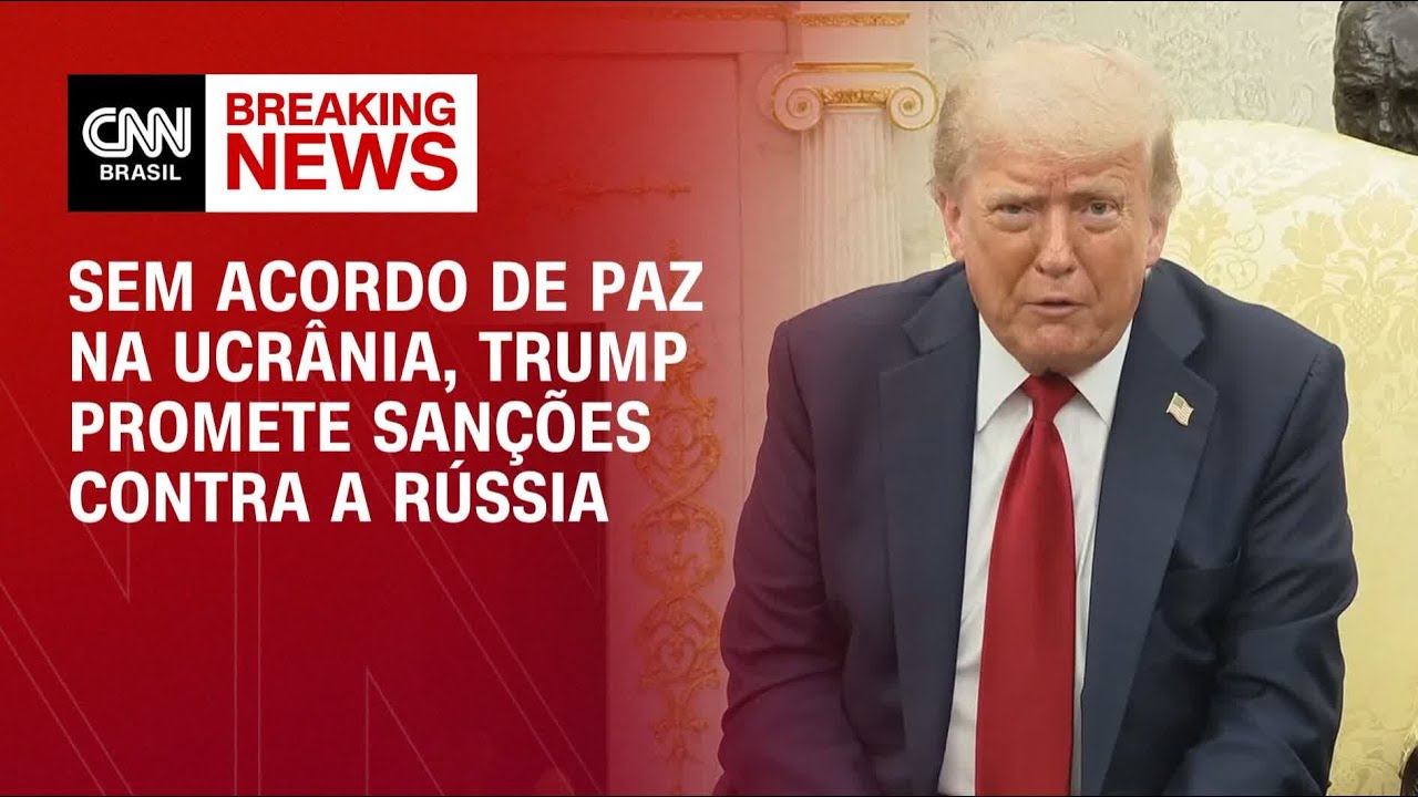Se não houver paz Rússia terá tarifa de 100 diz Donald Trump | BASTIDORES CNN