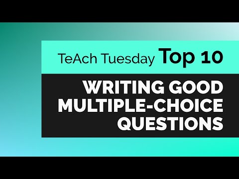 TeAch Tuesday TOP 10 - Writing Multiple-Choice Questions