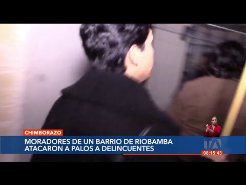 Vecinos de Riobamba se movilizaron ante una alerta de robo en una vivienda