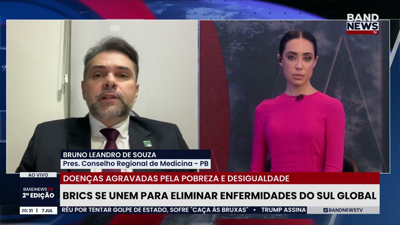 Brics se unem para eliminar enfermidades do Sul Global | BandNews TV