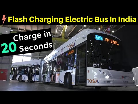Charge in 20 Seconds Electric Bus in India | Ashok Leyland & ABB