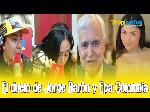 Jorge Baron y Epa Colombia en un inusual encuentro