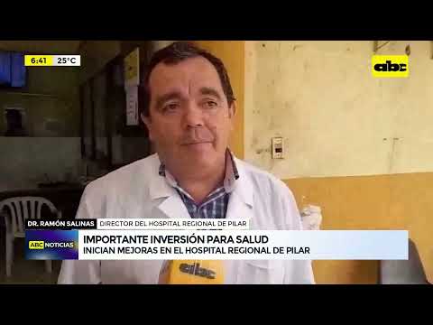Iniciaron obras de refacción del Hospital Regional de Pilar