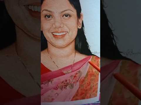 portrait of Karimnagar collector Pamela Satpathy garu #realisticportrait #artist #portrait #trending