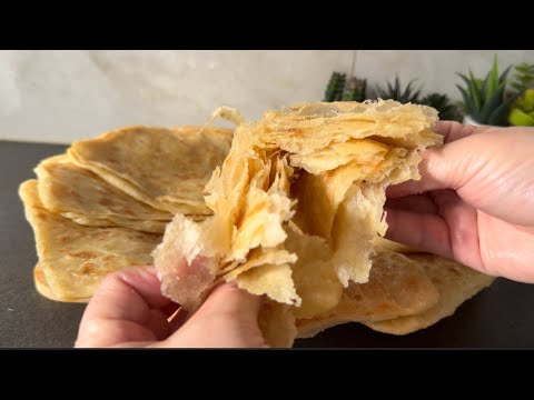 مسمن مورق و مقرمش و رطب و بطريقة ساهلة جربوه 👍بمذاق روعة#مسمن #مسمن_مورق 