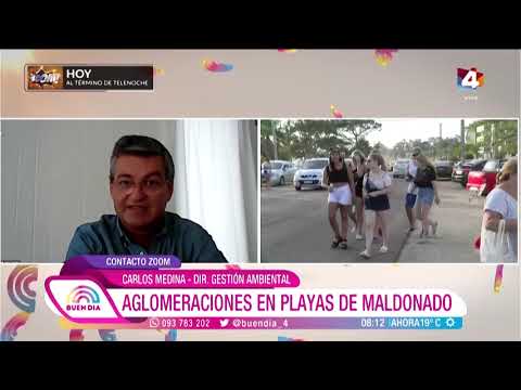 Buen Día - Aglomeraciones en las playas de Maldonado