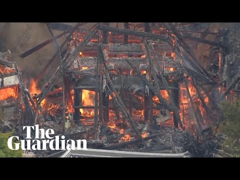Buddhist hall housing 'eternal flame' in Japan destroyed by fire