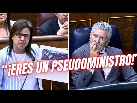 Ana Vázquez (PP) abochorna a Marlaska con una punzante pregunta sobre los amigos de Begoña