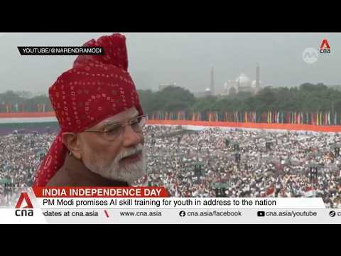 インド独立記念日、モディ首相が国民向け演説で自立を推進