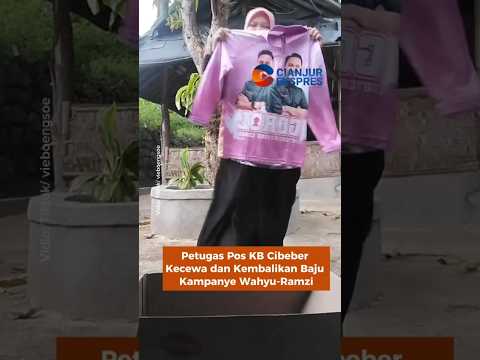 Petugas Pos KB Cibeber Kecewa dan Kembalikan Baju Kampanye Wahyu-Ramzi