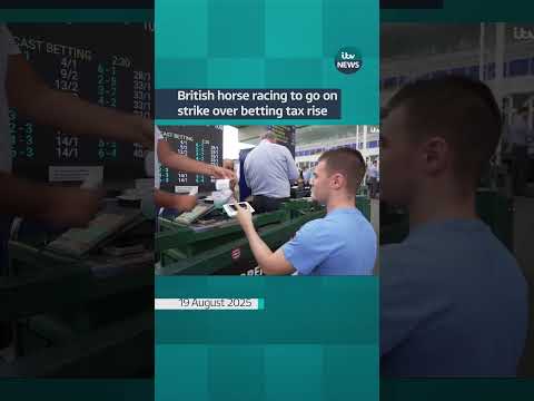 British horse racing to go on strike over betting tax rise | ITV News