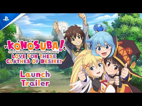 Konosuba! Love For These Clothes Of Desire Visual Novel! - Launch Trailer | PS4 Games