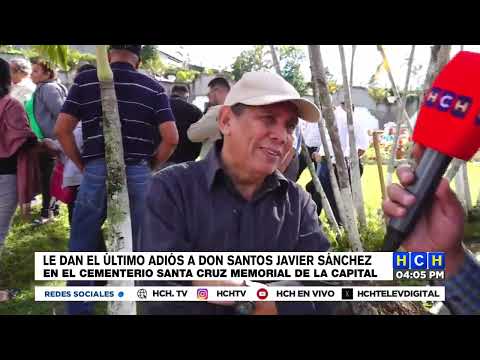 Le dan cristiana sepultura a Don Santos Javier Sánchez