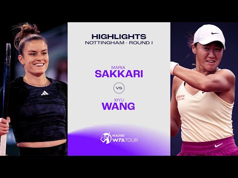 Maria Sakkari vs. Xiyu Wang | 2023 Nottingham Round 1 | WTA Match Highlights