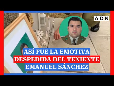 La despedida al teniente de Emanuel Sánchez: Carabinero que murió tras una balacera en Quinta Normal