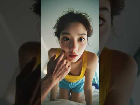 갑자기 입에? #beauty #model #aiart #shorts