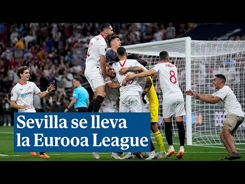 El Sevilla gana la Europa Legue en la tanda de penaltis contra la Roma de Mourinho
