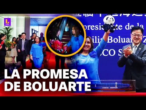 Boluarte se reunió con presidente Cosco El Megapuerto será la puerta de América Latina y el mundo