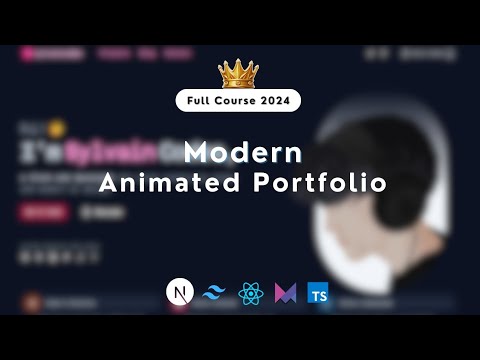 Next JS Portfolio With Framer Motion ( For Beginners Tutorial 2024 )