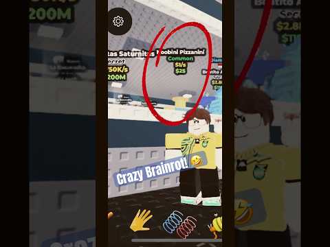Crazy brainrot moment #stealabrainrot #crazy #noobinipizzanini #op #common #underrated #pedro