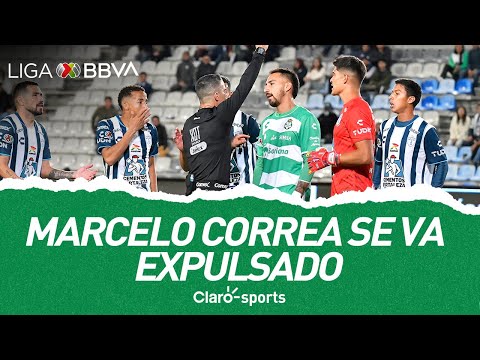 Marcelo Correa se va expulsado ante Pachuca