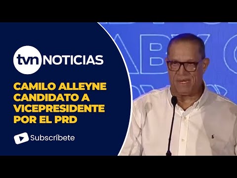 Palabras de Camilo Alleyne  Candidato a Vicepresidente por el PRD