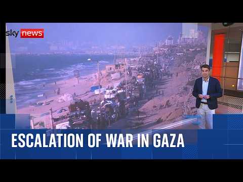 Sky News analysis shows major escalation in Gaza war