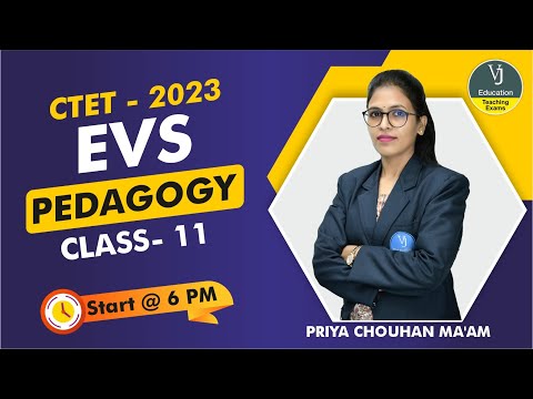11) CTET Online Class 2023  |  EVS Pedagogy | CTET 2023 EVS Pedagogy Class | VJ Education