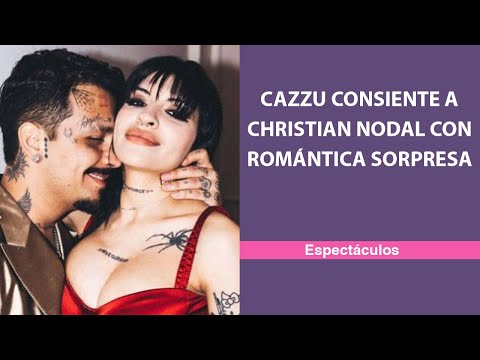 Cazzu consiente a Christian Nodal con romántica sorpresa