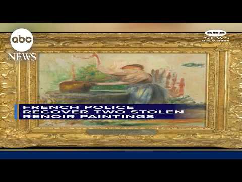 French police recover two stolen Renoir paintings