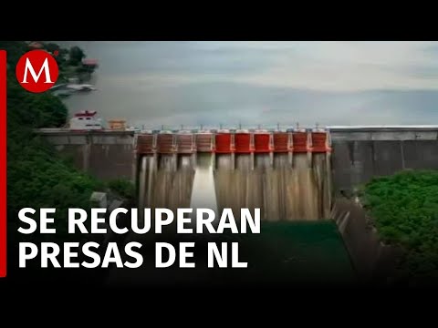 La Presa Cerro recupera el 65% de su capacidad tras las continuas lluvias en Nuevo León
