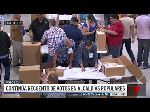 CEE hace recuento de votos en alcaldías populares