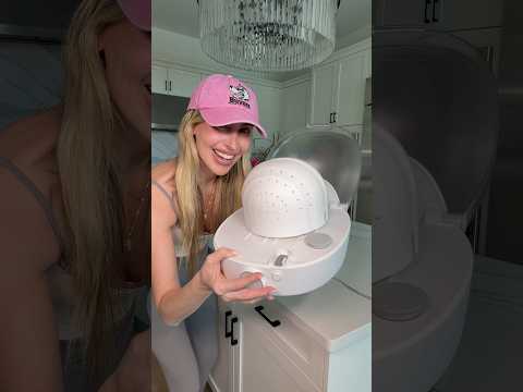 I tried an automatic hat steamer android cleaner!!