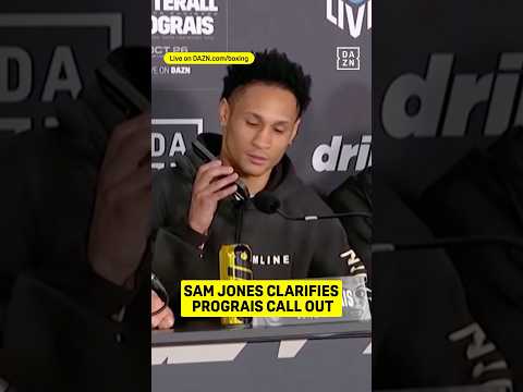 Sam Jones speaks on Regis Prograis call out 😬