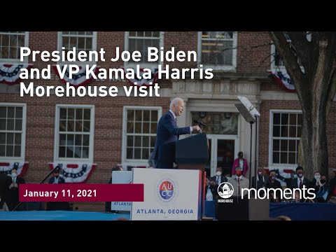 President Joe Biden and Vice President Kamala Harris visit Morehouse College - January 11, 2021