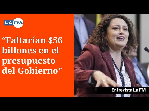 Angelica Lozano anunció que el Gobierno podría sacar el presupuesto por decreto