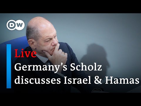 Live: German Chancellor Scholz addresses Bundestag on Israel-Hamas conflict | DW News