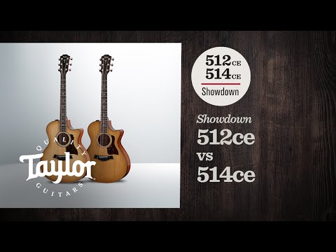 Taylor Guitars Showdown: 512ce vs  514ce (Urban Ironbark)