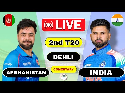 🔴 India <strong>vs</strong> Afghanistan 2nd T20 Match 2026 | Ind <strong>vs</strong> Afg Today Live Match | <strong>Score</strong> Comentary