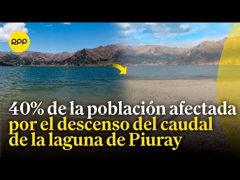 Cusco: El nivel de agua desciende preocupantemente en la laguna de Piuray