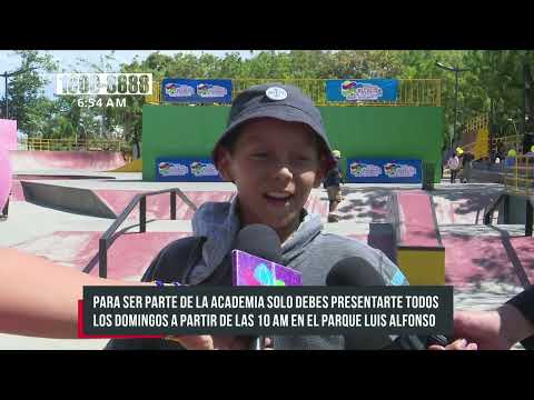 Inauguran nueva academia de Skateboarding en Managua - Nicaragua