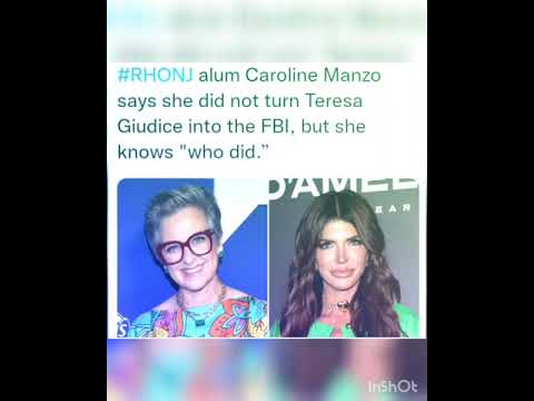 #RHONJ alum Caroline Manzo says she did not turn Teresa Giudice into the FBI, but she knows "who