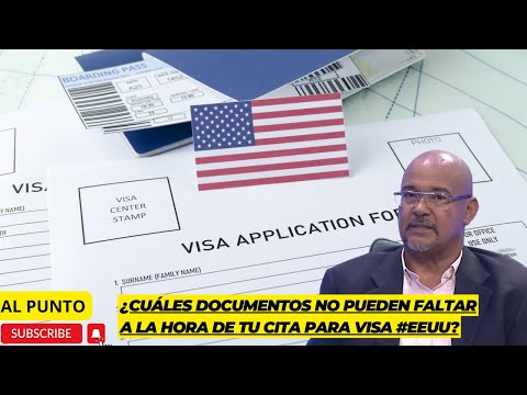 ¿CUÁLES DOCUMENTOS NO PUEDEN FALTAR A LA HORA DE TU CITA PARA VISA #EEUU?