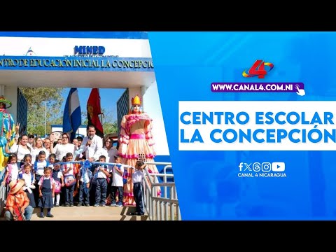 Inauguran Centro Escolar La Concepción en Chacraseca, León