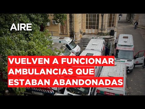 Ambulancias abandonadas vuelven a las calles