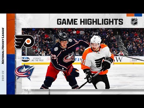 Flyers @ Blue Jackets 4/7 | NHL Highlights 2022