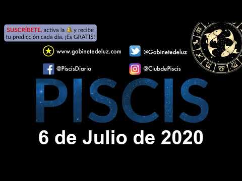 Horóscopo Diario - Piscis - 6 de Julio de 2020