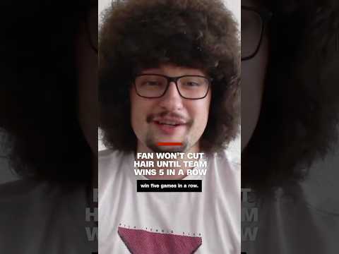 Fan won't cut hair until team wins 5 in a row