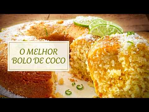 Bolo de Coco e Limão como Nunca Viu!!! [ Receita Fácil ]