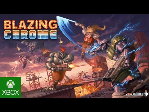 Blazing Chrome - Boss Trailer (Xbox One announcement)